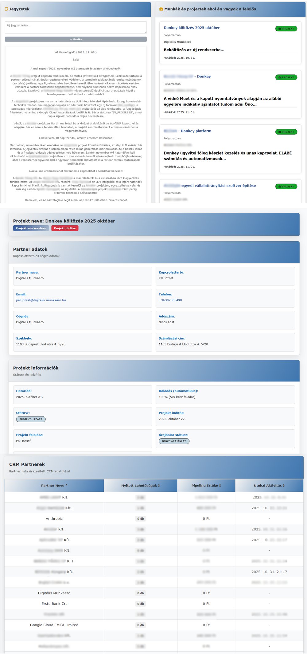 Testre szabható platform